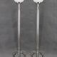 1940s pair of Art Deco chrome floor lamps, Czechoslovakia