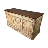 Ancien comptoir patiné