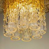 Murano glass chandelier Tronchi by Venini, Italy, 1960s