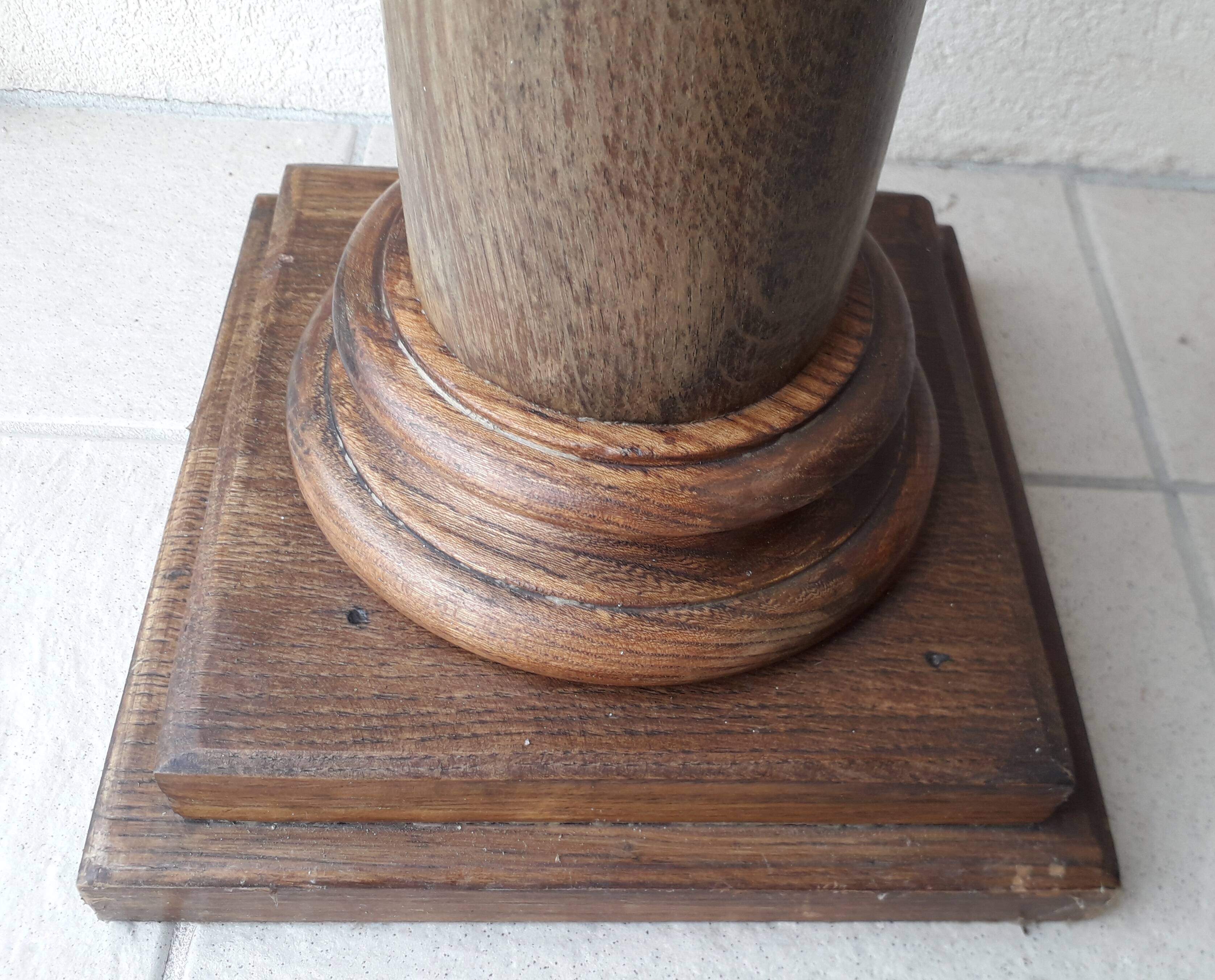 Wooden column