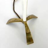 Modernist Table Lamp by J.T. Kalmar, Austria, Mid-Century Brass