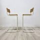 Tabourets de bar de style Bauhaus, années 1970