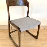 Suite of 4 Baumann sled chairs