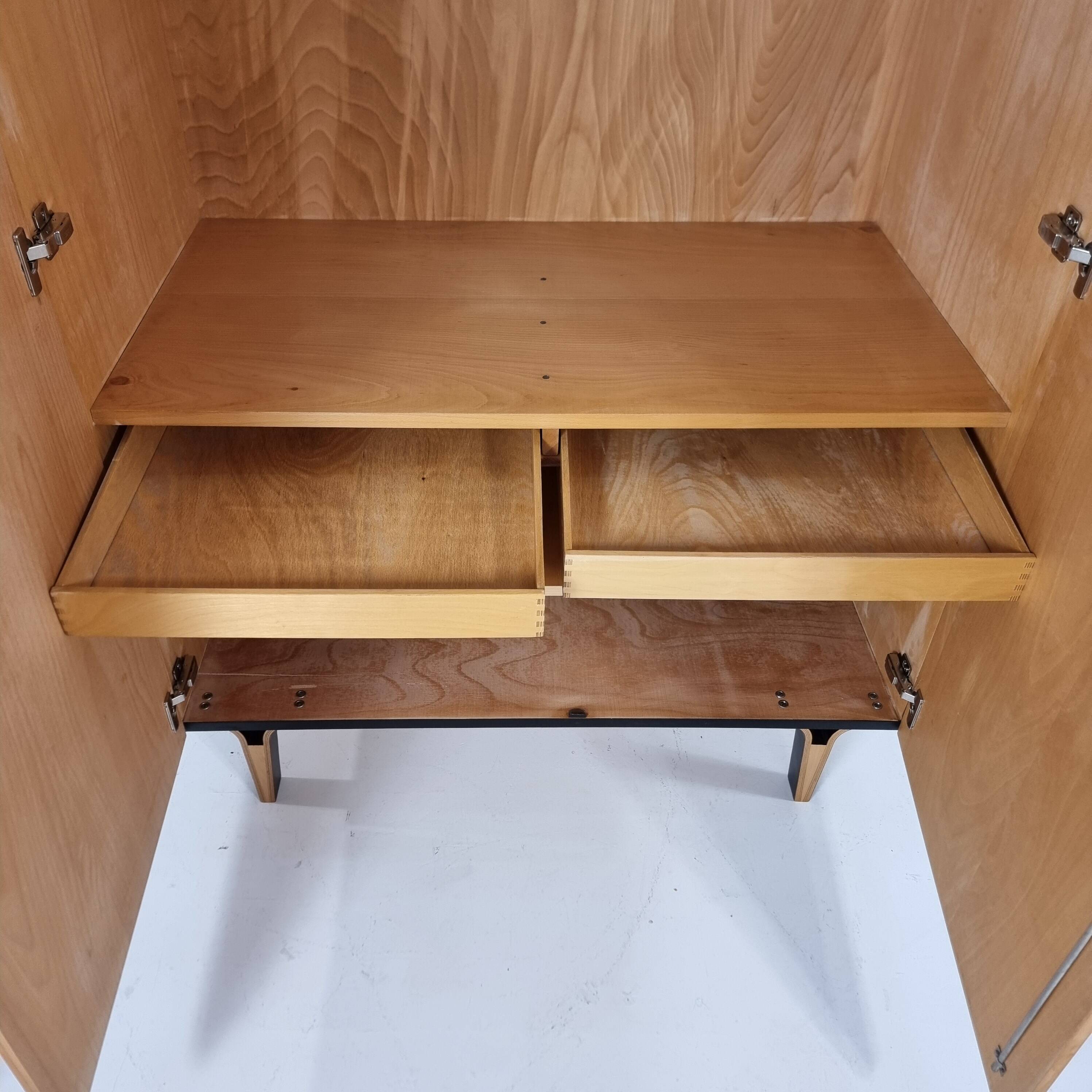 Vintage Beech Wardrobe, 1970s