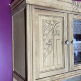 Buffet cupboard in oak brut art deco 1940-50