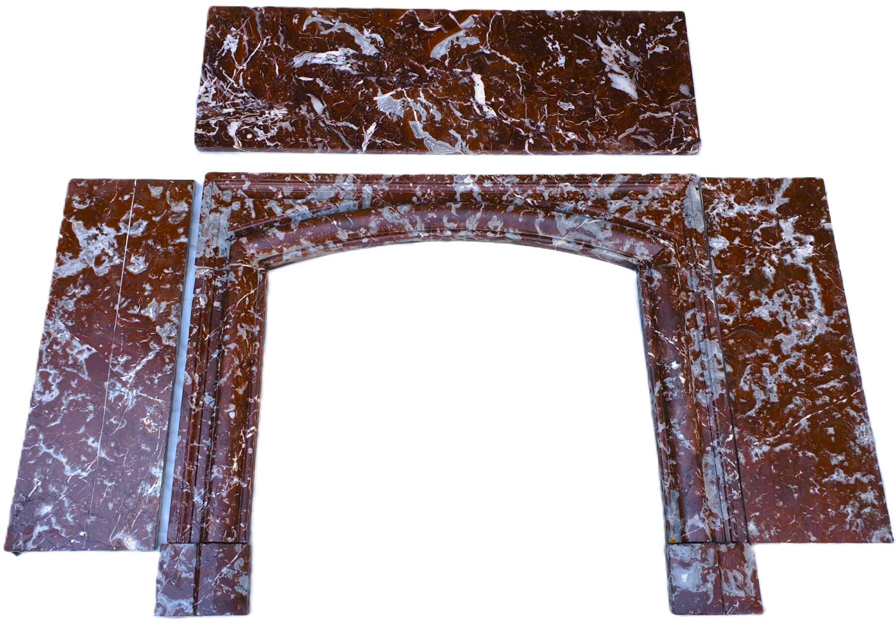 Louis XIV fireplace in Languedoc marble
