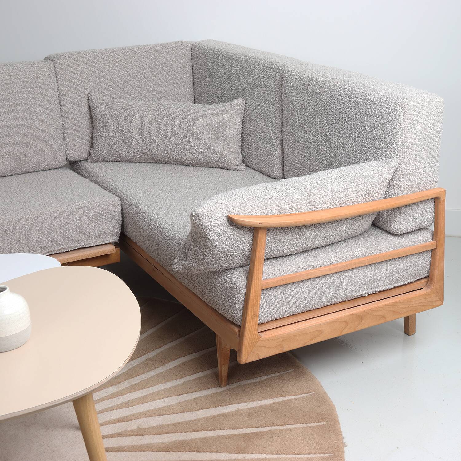 Scandinavian corner sofa