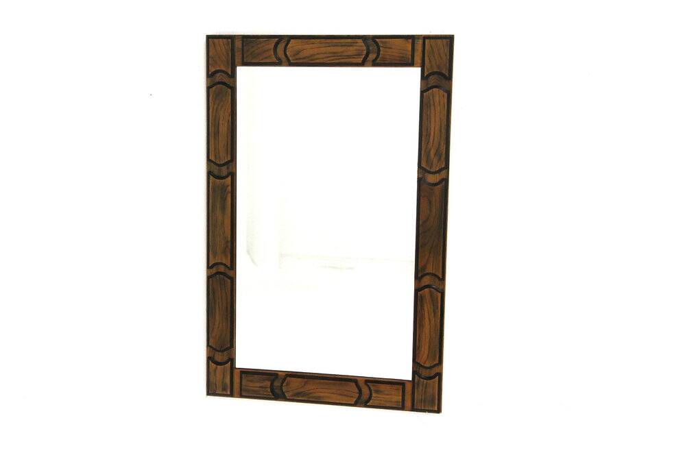 Miroir scandinave en chêne "GT Lux", Glas & Trä, Suède, 1960, 118x77