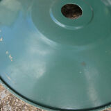 Lot of 5 green bistro lampshade in enamelled sheet metal - Souplemail