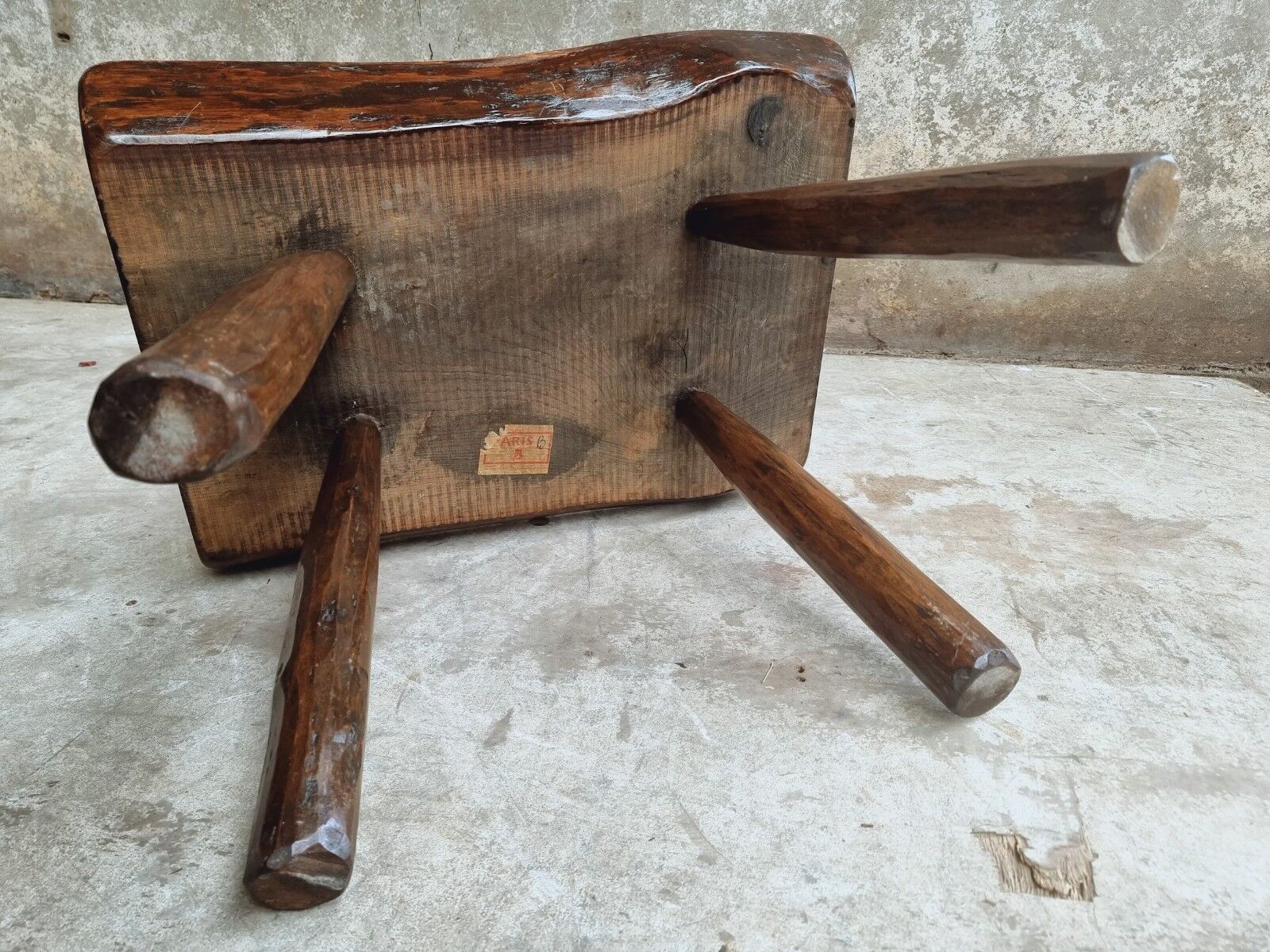 Vintage coffee table brutalist design Paris