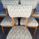 6 chaises bois massif 1940/50