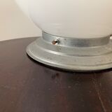 Ceiling lamp, art deco opaline globe