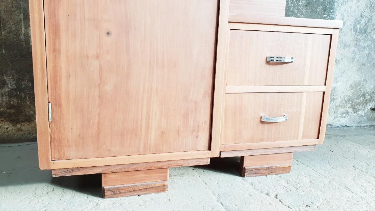 Vintage asymmetrical wardrobe