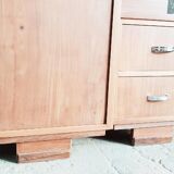 Vintage asymmetrical wardrobe