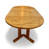 Extendable dining table in pine, Rainer Daumiller style.