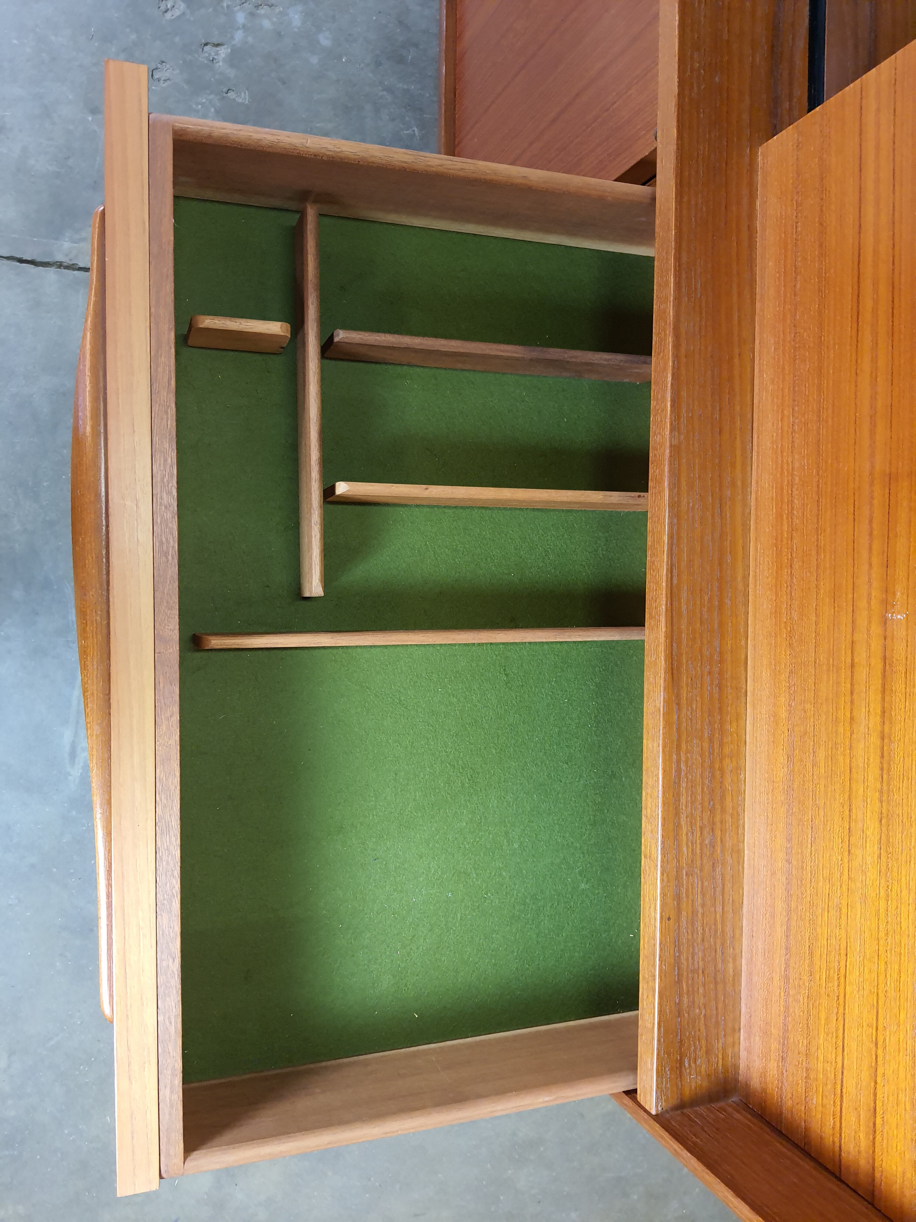 Scandinavian-style vintage buffet