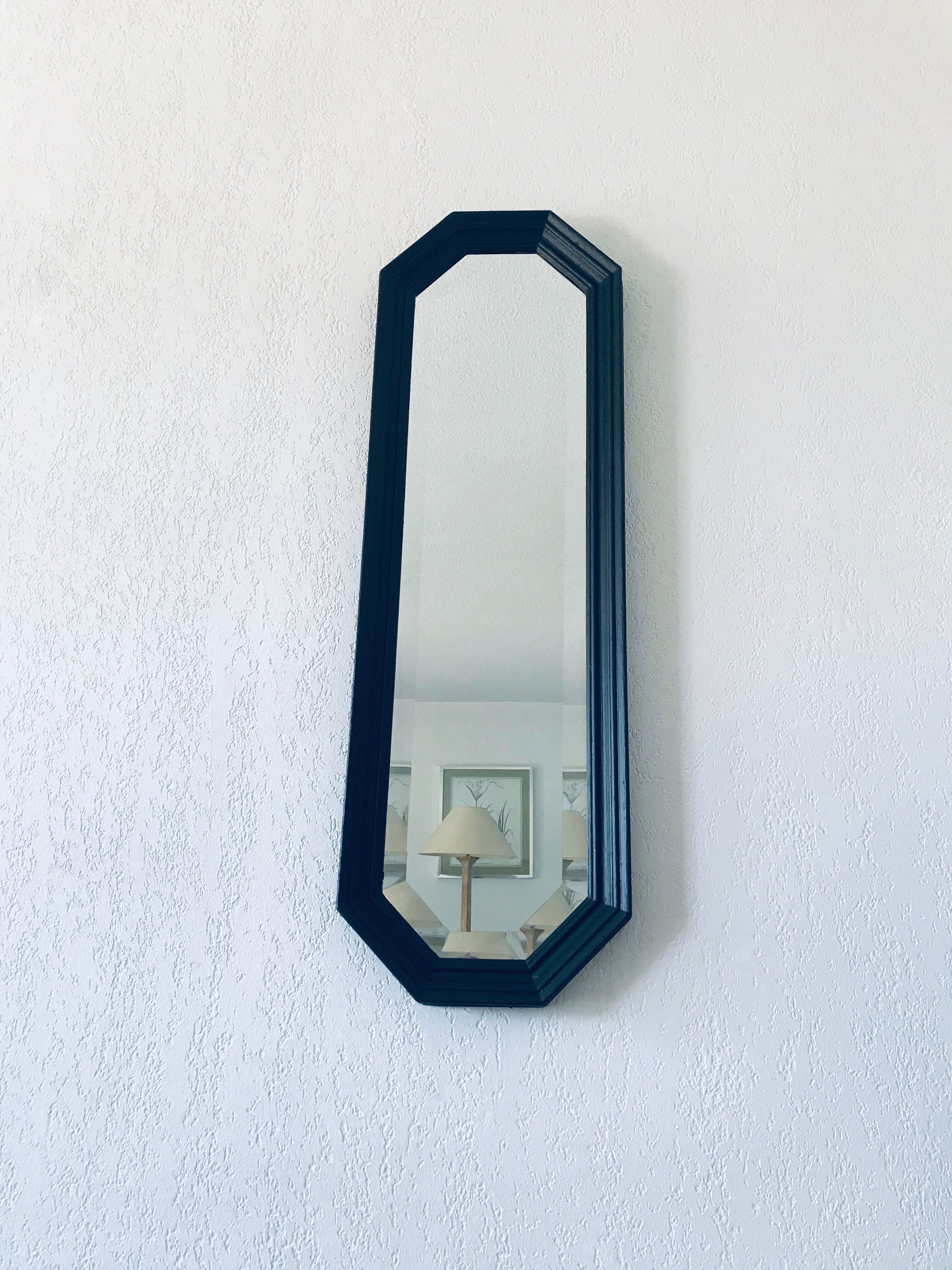 Bevelled psychedelic mirror - 92x30cm