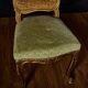 Set of 4 Louis XV style gilded chairs – Musician chair style