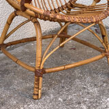 Pair of vintage shell armchairs 1950
