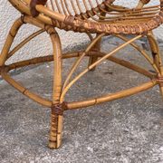 Pair of vintage shell armchairs 1950
