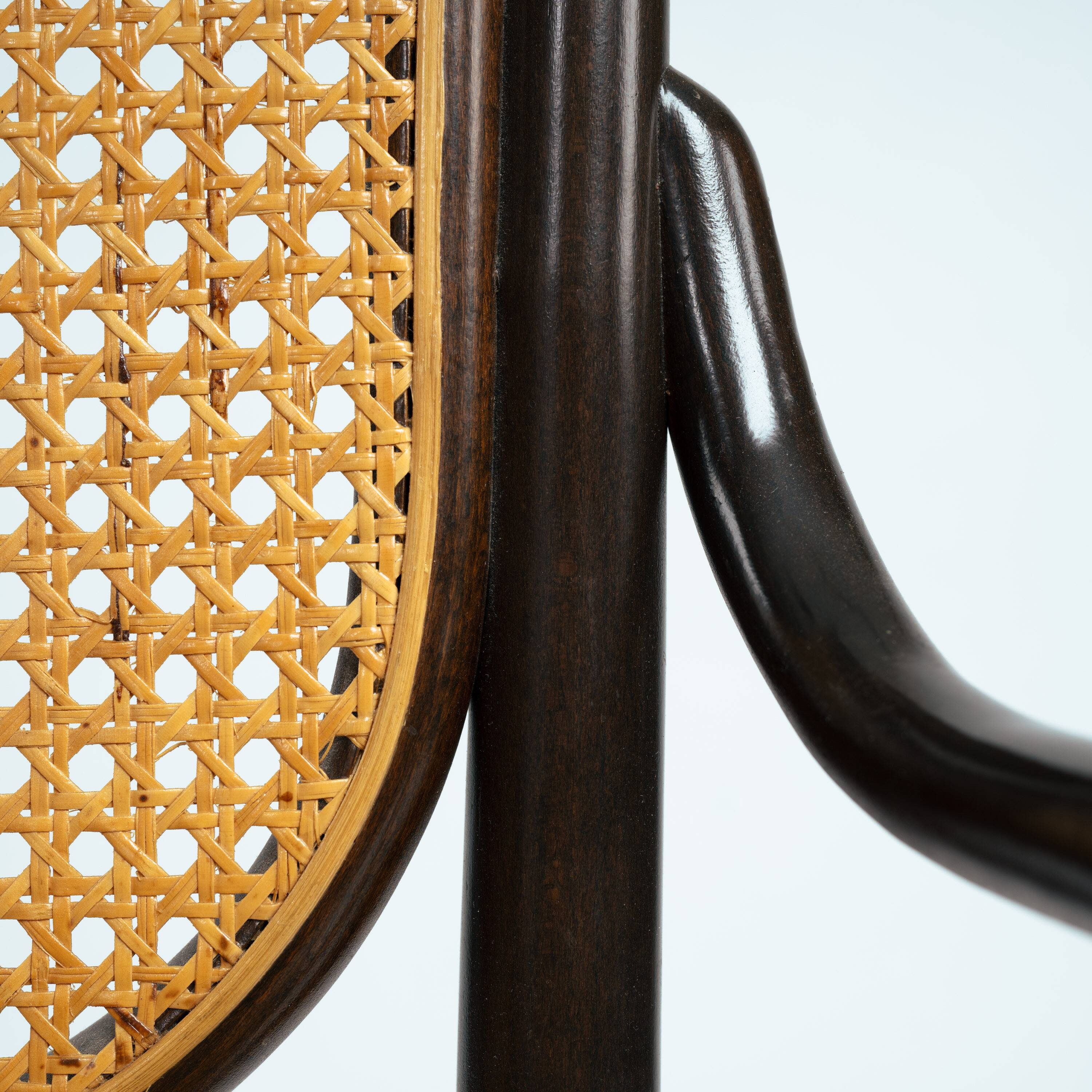 Thonet bench vienna straw Long John sofa, Vienna 1920s