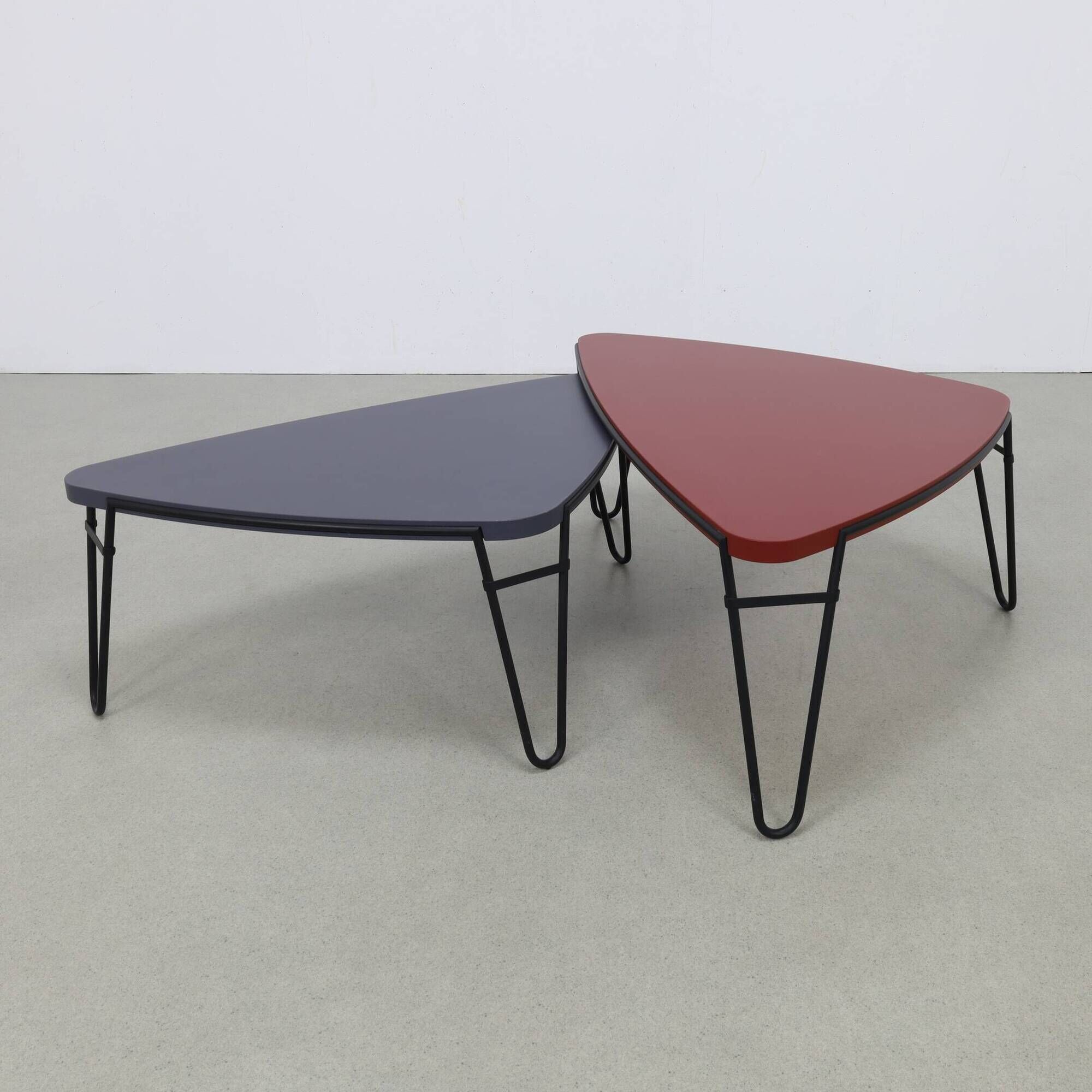 2x Coffee table "Petalo" Charlotte Perriand, Cassina 1990s (set price)