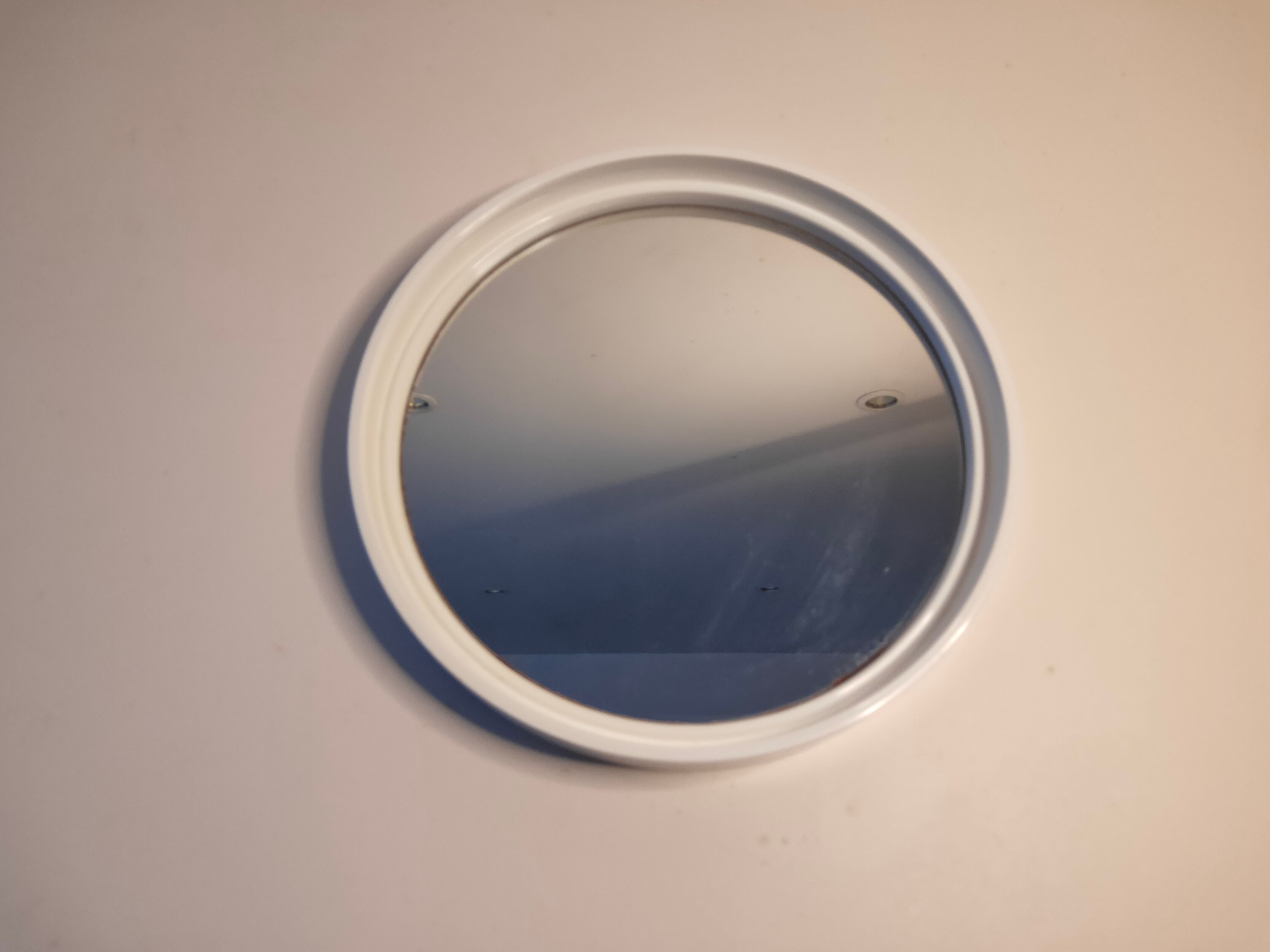 Round plastic mirror Gilac prisunic