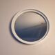 Round plastic mirror Gilac prisunic