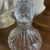 Glass candle holder