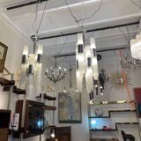 Pair of Italian chandeliers 1970