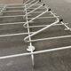 Minimalist German rope coat rack from the mid-century, 1960s.