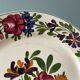 Set of 8 flat plates in Sarreguemines earthenware, model "Rusticana"