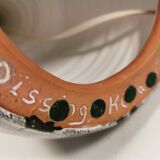 Large floor/table lamp in ceramic, from Danish Dissing ceramic