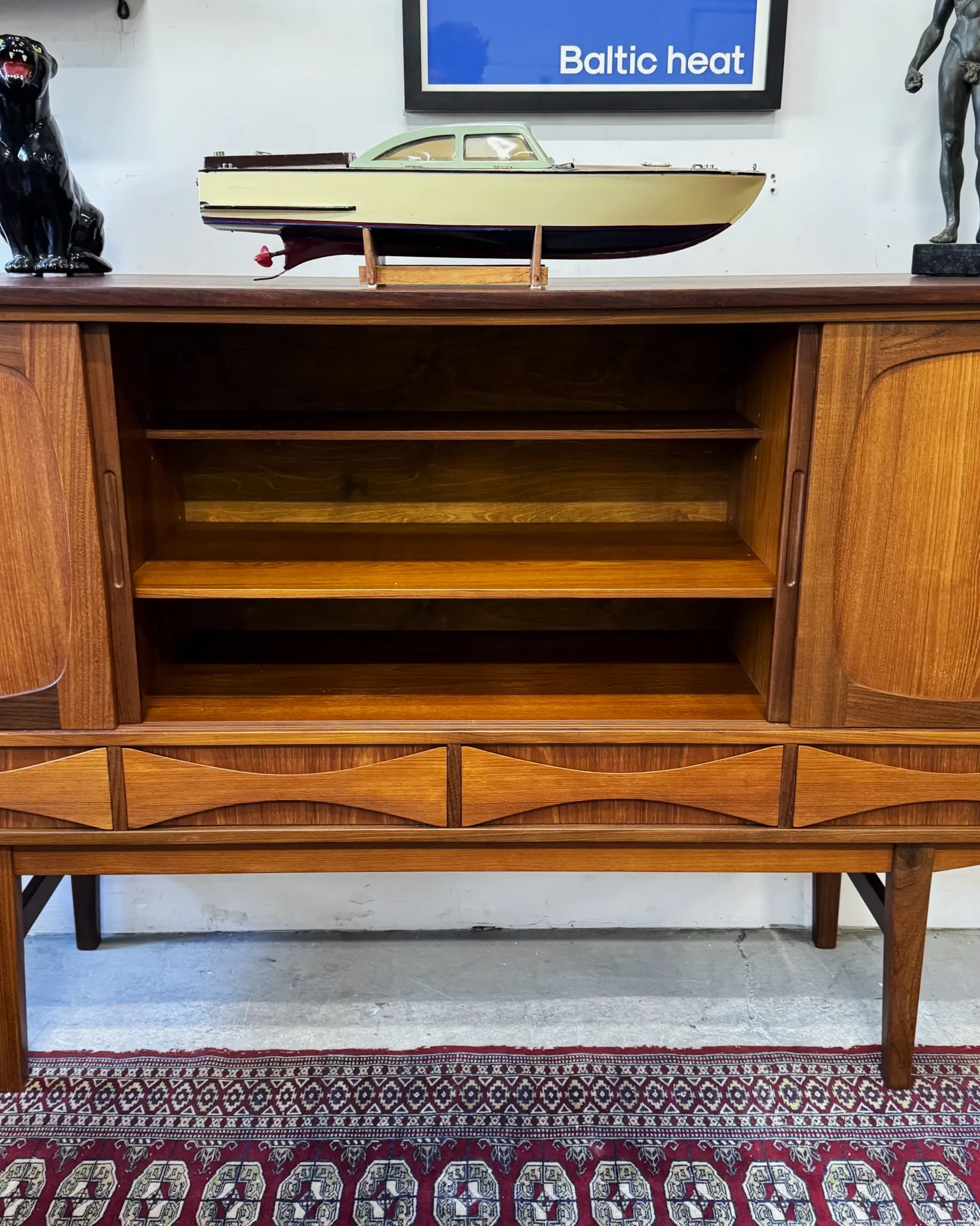 Buffet en teck, Danemark, années 1960/70, vintage, mid-century modern
