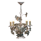 Lustre en métal. ancien. 5 bras