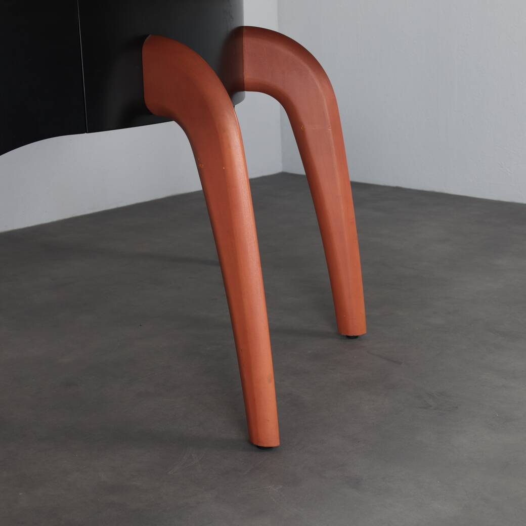 Table à manger extensible postmoderne 'Foliant' par Dick Spierenburg pour Castelijn, 1990