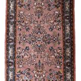 Tapis vintage Seraband à motifs floraux fait main