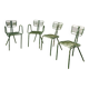 Lot de 4 chaises de jardin René Malaval