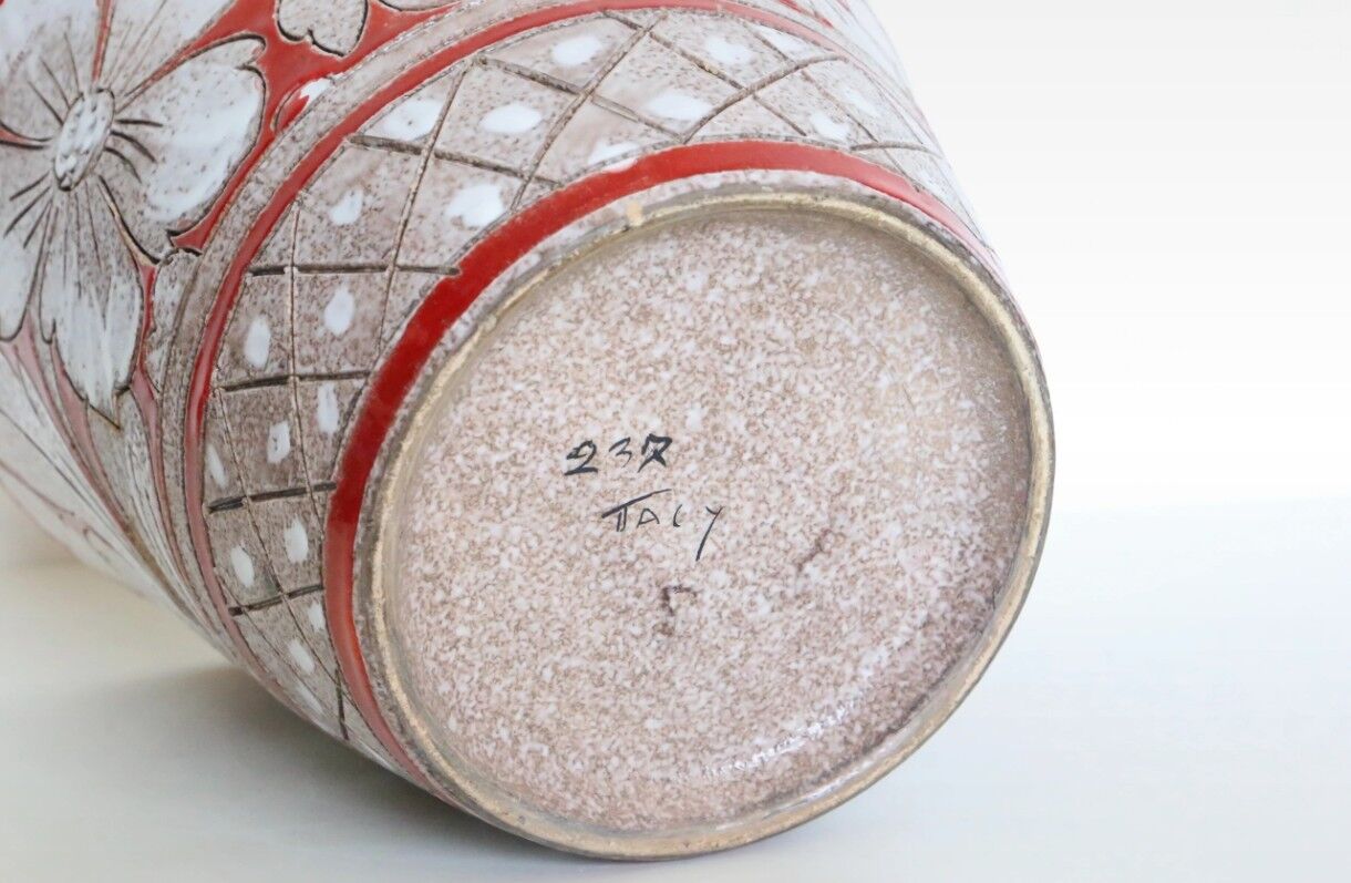 Italian ceramic flowerpot by Fratelli Fanciullacci, circa 1950/60 / size 3