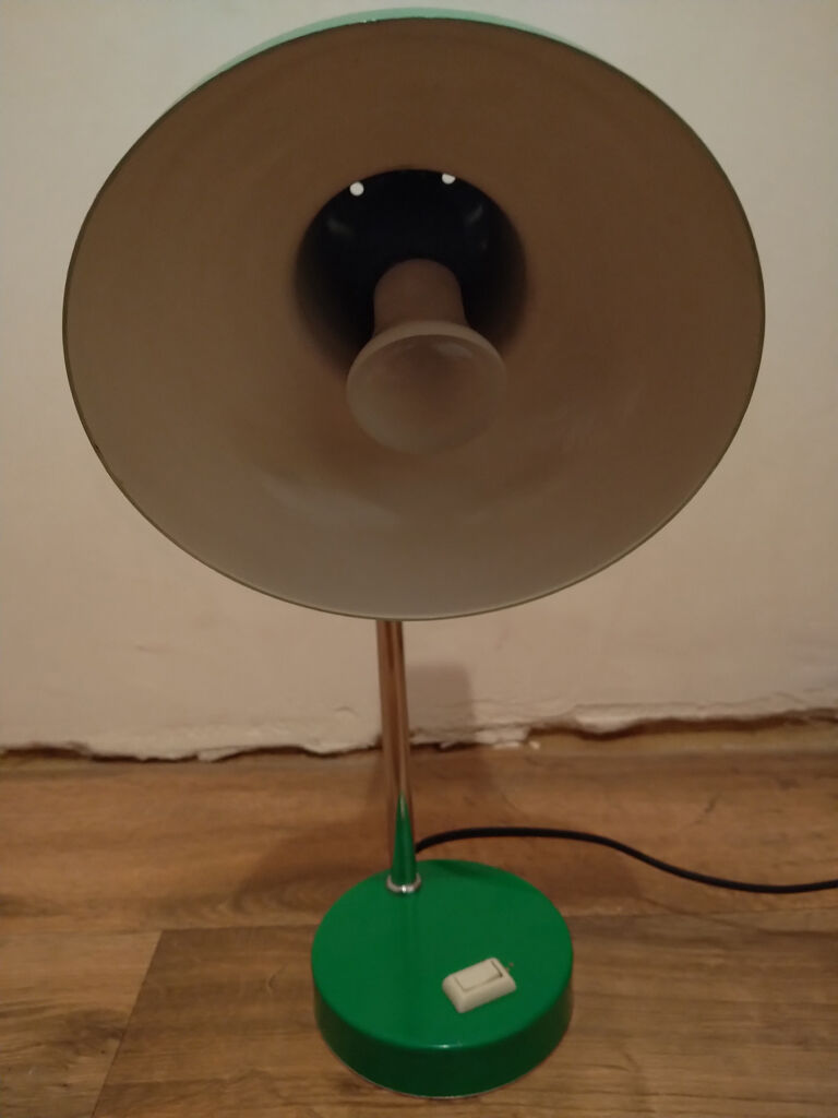 Vintage green table lamp