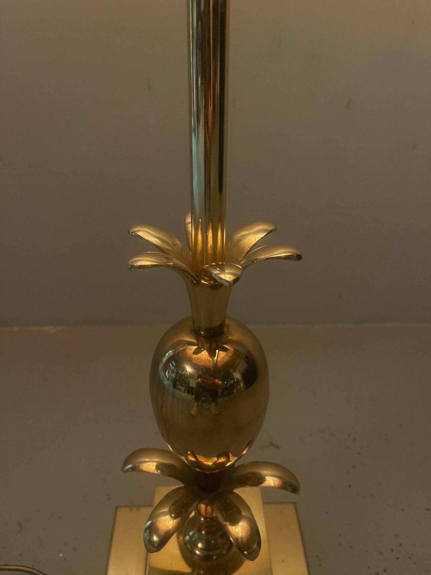 Exceptional French Hollywood Regency Brass Floor Lamp
