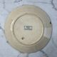 Plate dish iron earth Royat Sarreguemines