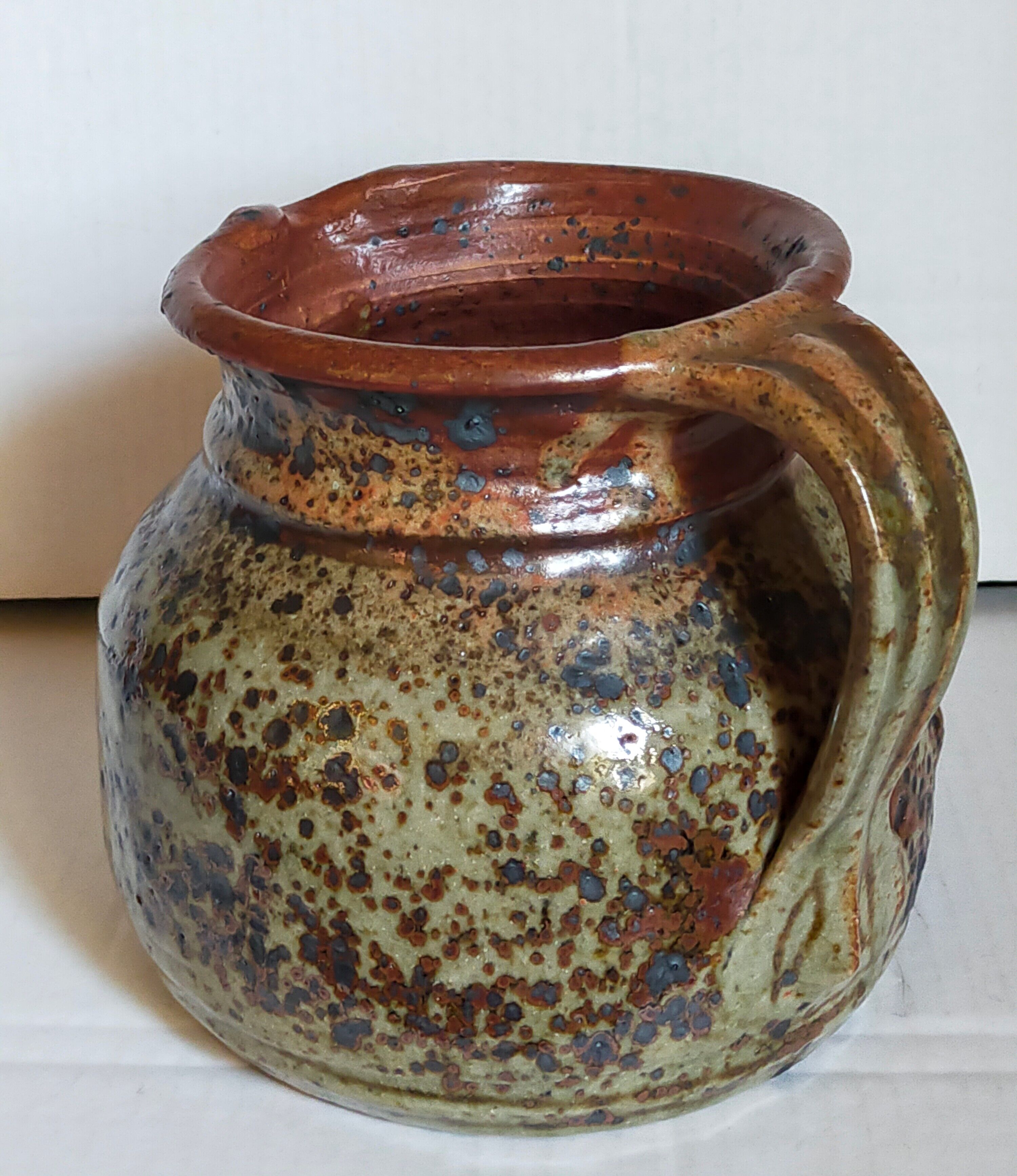 Traditional pottery sandstone pyrite Art-popular XIXth