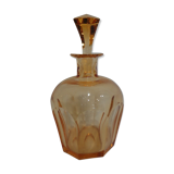 Carafe en verre orangé