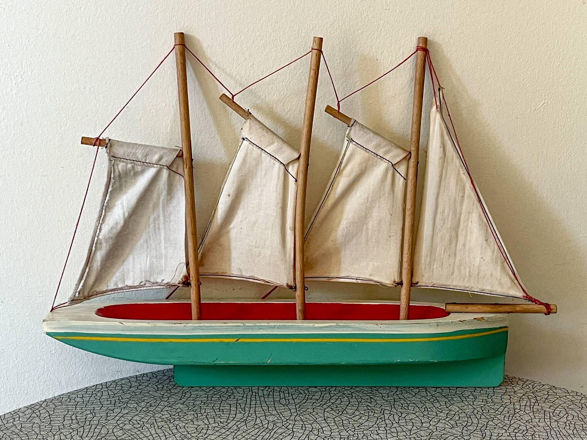 Three-masted basin sailing yacht by the German brand Greiner.