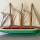 Three-masted basin sailing yacht by the German brand Greiner.