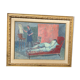 Marguerite Bermond « nu au divan rouge »