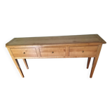 Modern cherry console table