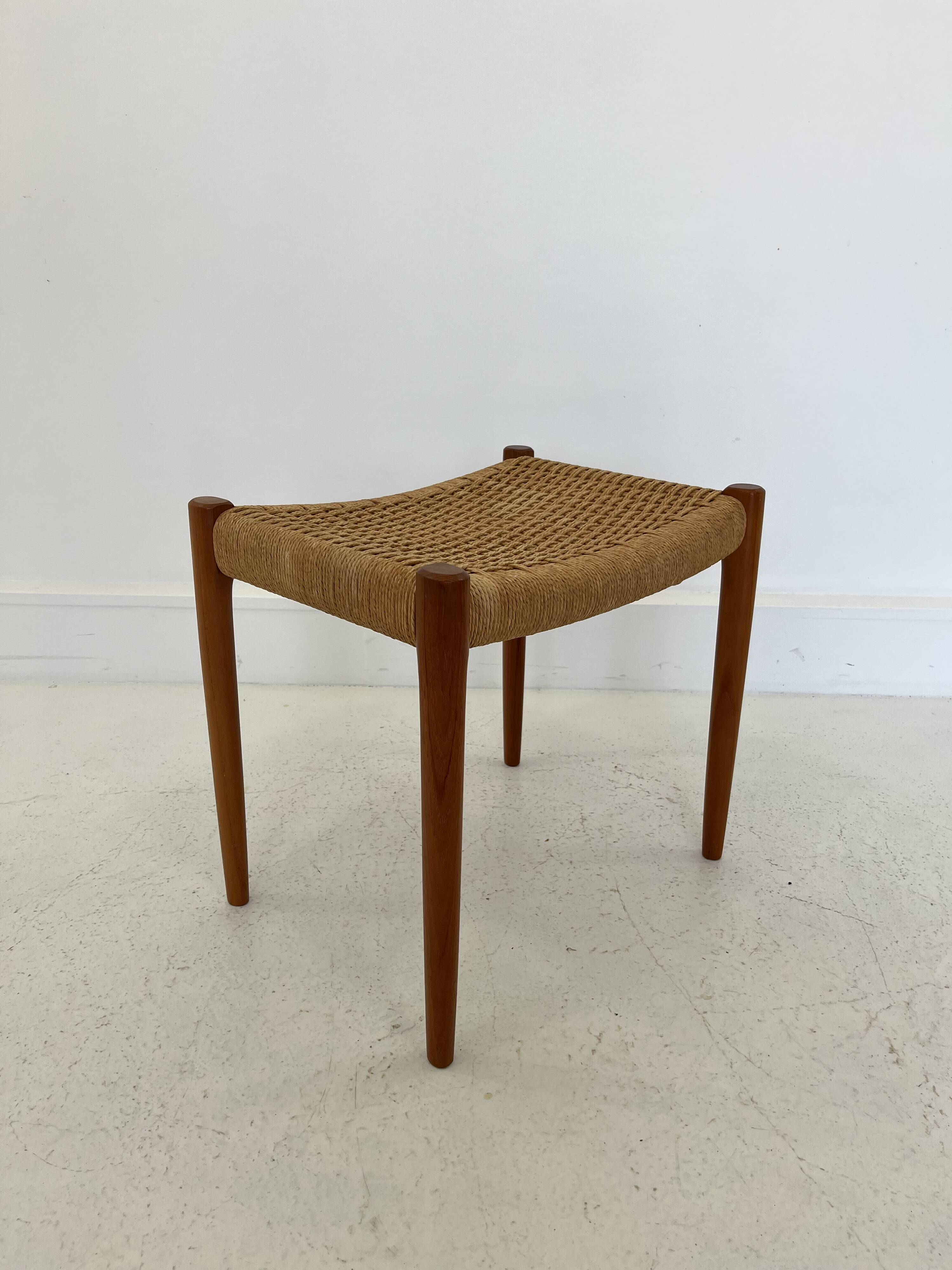 Danish Model 80 Stool in Teak by Niels O Møller for J.L. Møller