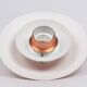 Vintage Copper Pendant Lamp by Form-Light, Danish Mid-Century Modern Lighti